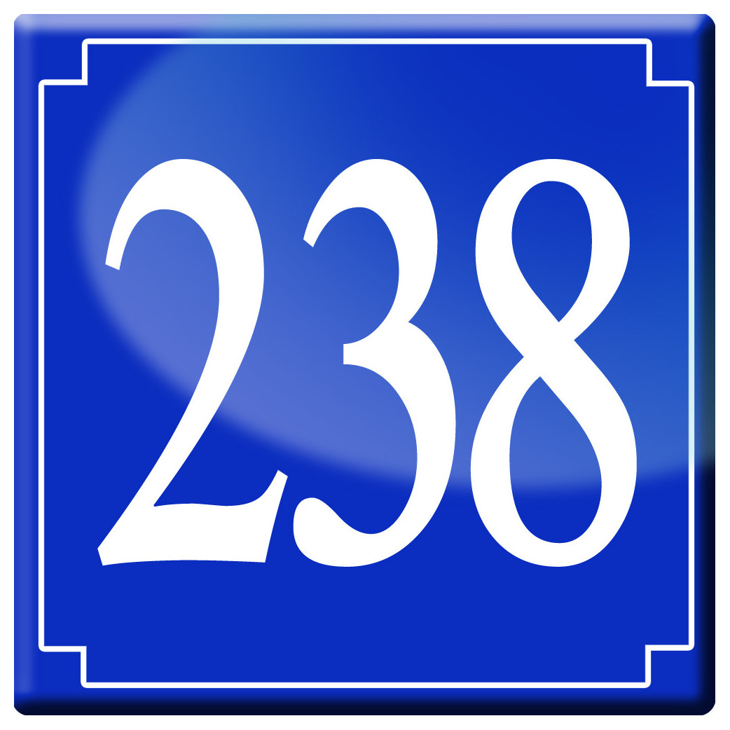 numéroderue238 - classique 10x10cm - Sticker/autocollant