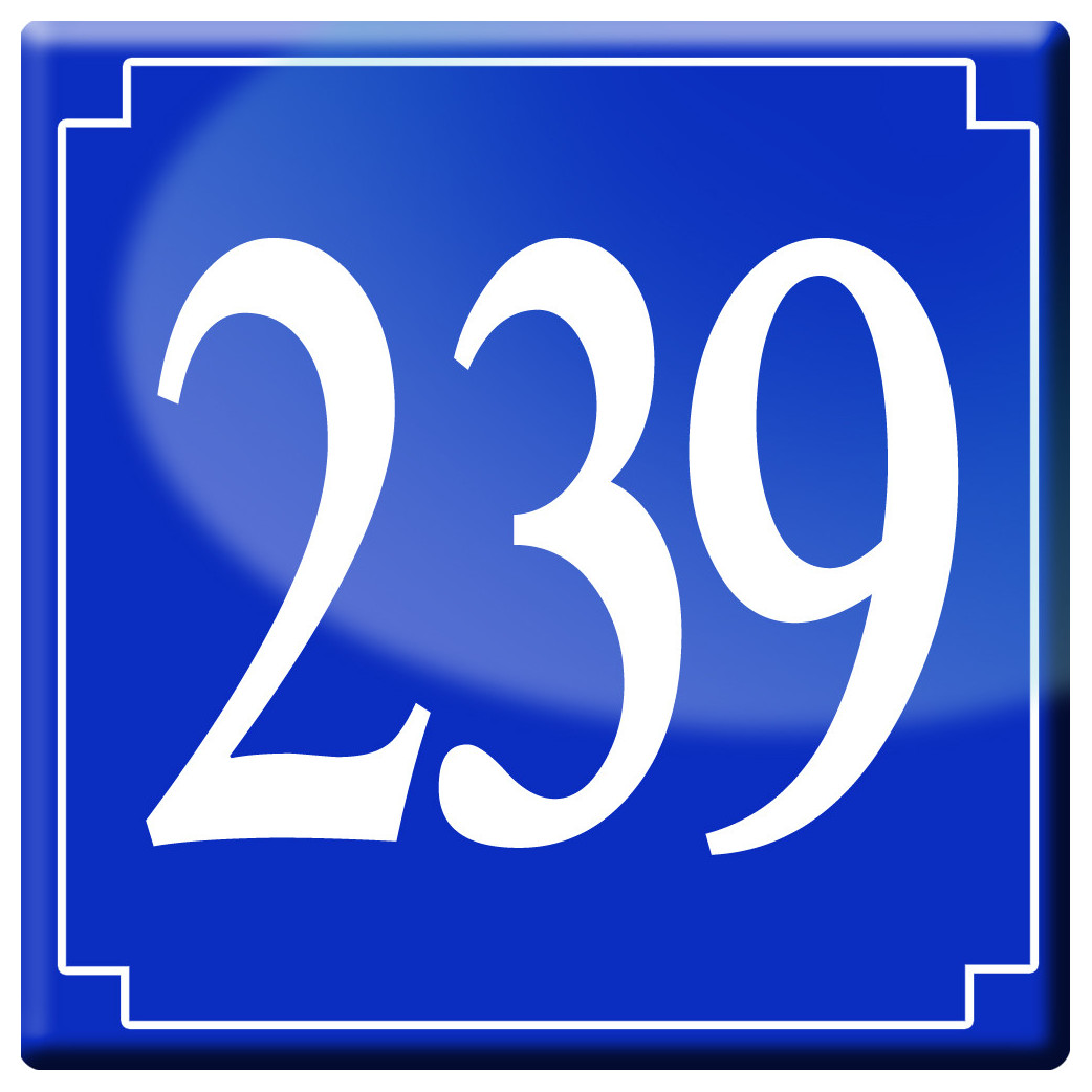 numéroderue239 - classique 10x10cm - Sticker/autocollant