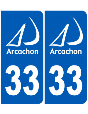 immatriculation Arcachon 33 - Sticker/autocollant