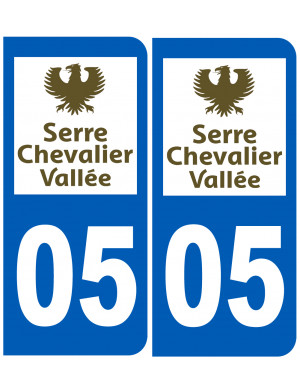 immatriculation Serre-Chevalier 05 - Sticker/autocollant