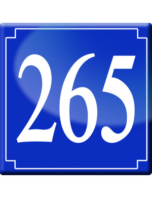 numéroderue265 - classique 10x10cm - Sticker/autocollant