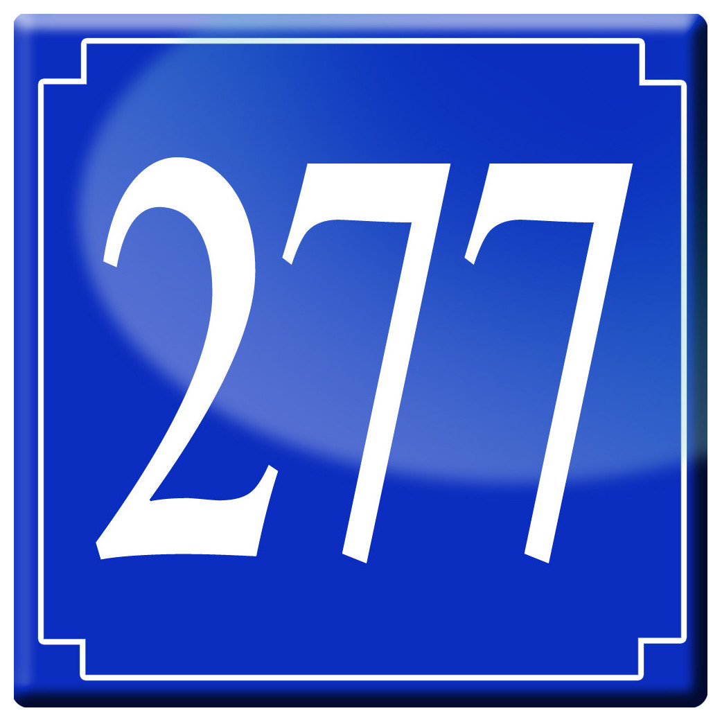 numéroderue277 - classique 10x10cm - Sticker/autocollant