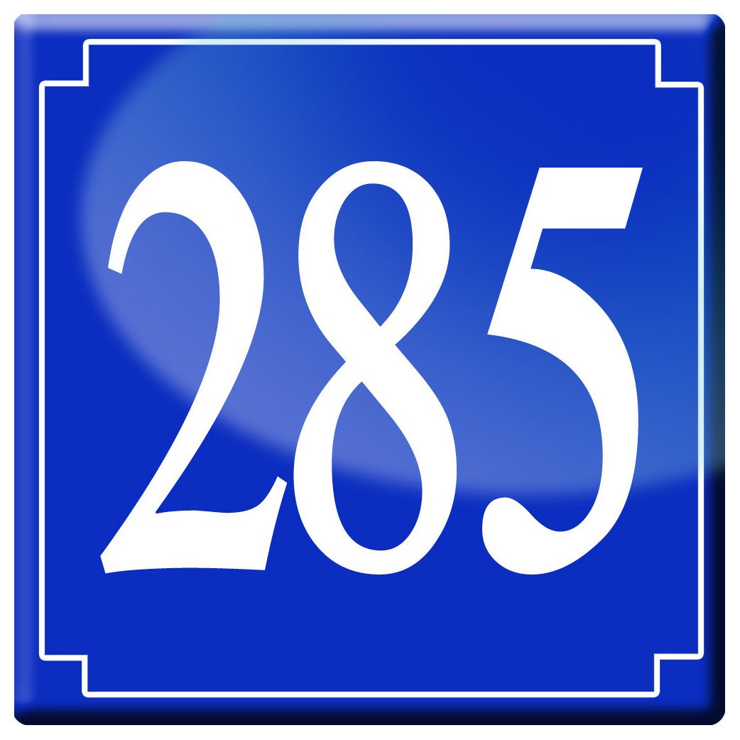 numéroderue285 - classique 10x10cm - Sticker/autocollant