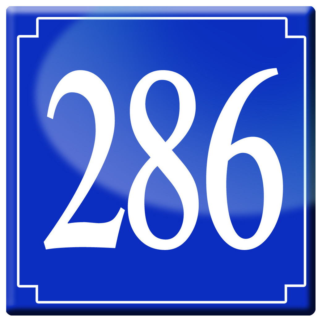 numéroderue286 - classique 10x10cm - Sticker/autocollant