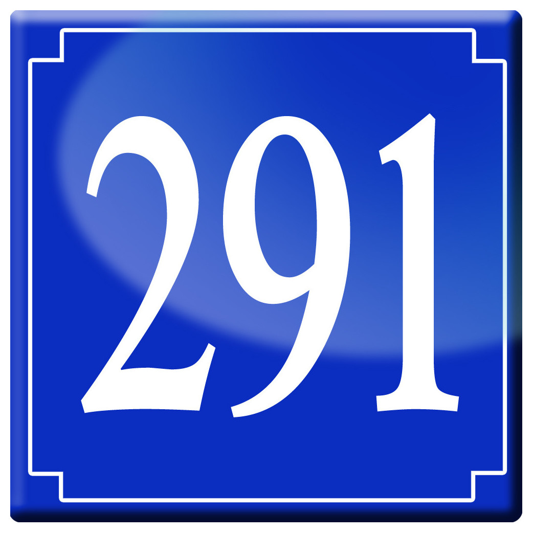 numéroderue291 - classique 10x10cm - Sticker/autocollant