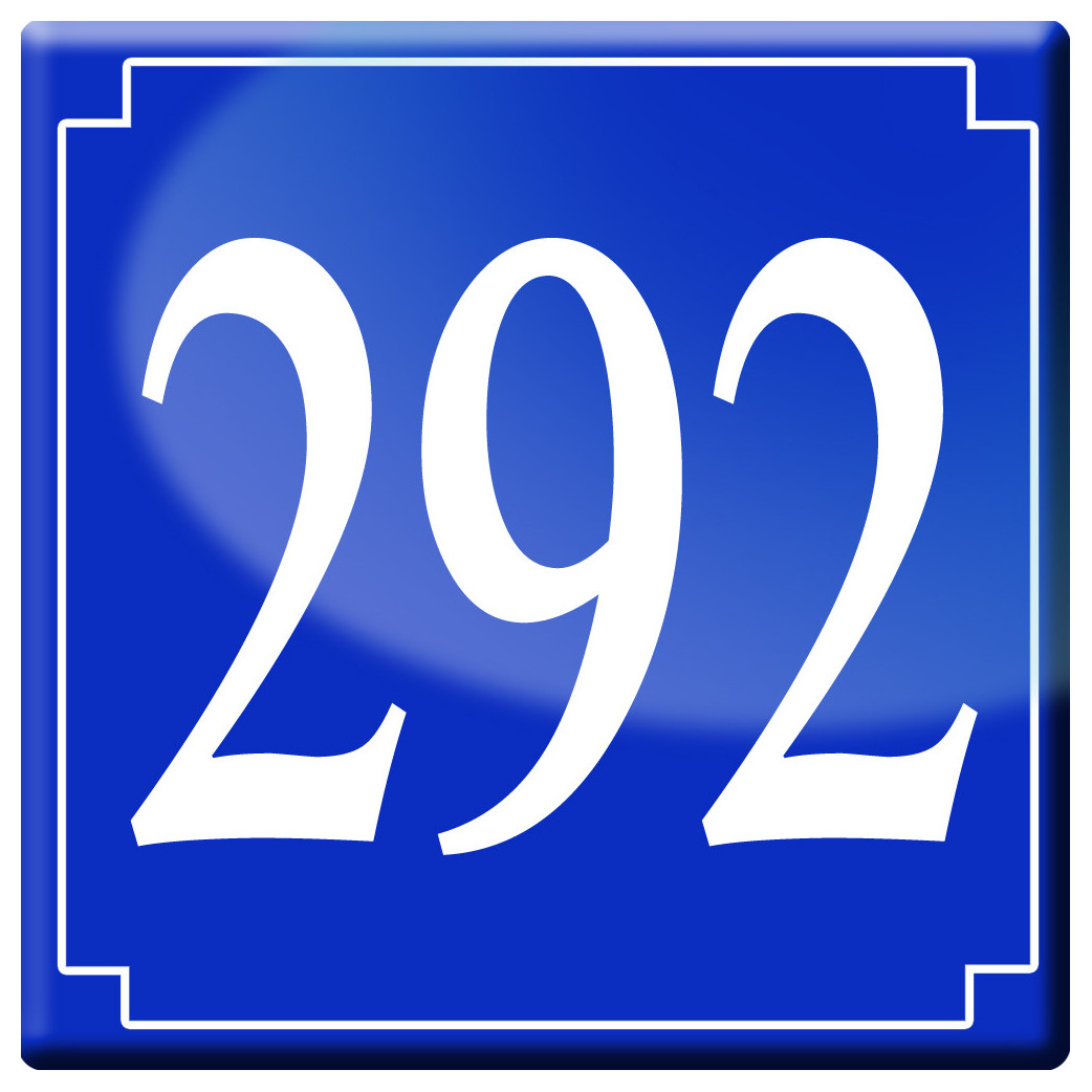 numéroderue292 - classique 10x10cm - Sticker/autocollant