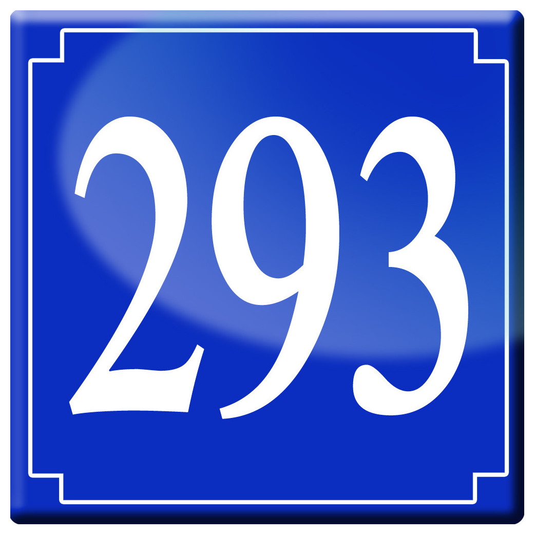 numéroderue293 - classique 10x10cm - Sticker/autocollant