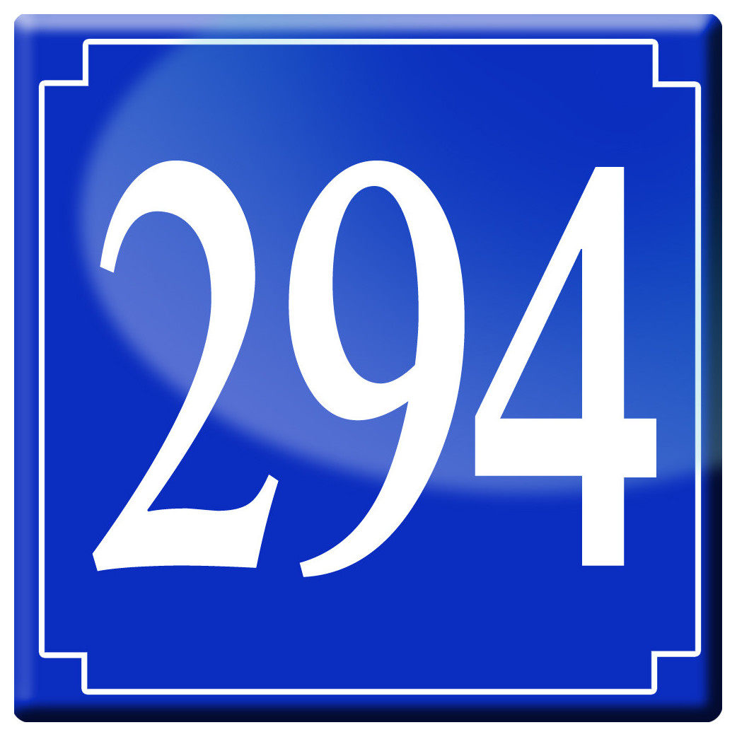 numéroderue294 - classique 10x10cm - Sticker/autocollant