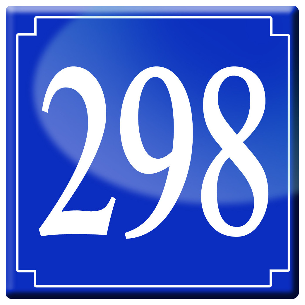 numéroderue298 - classique 10x10cm - Sticker/autocollant