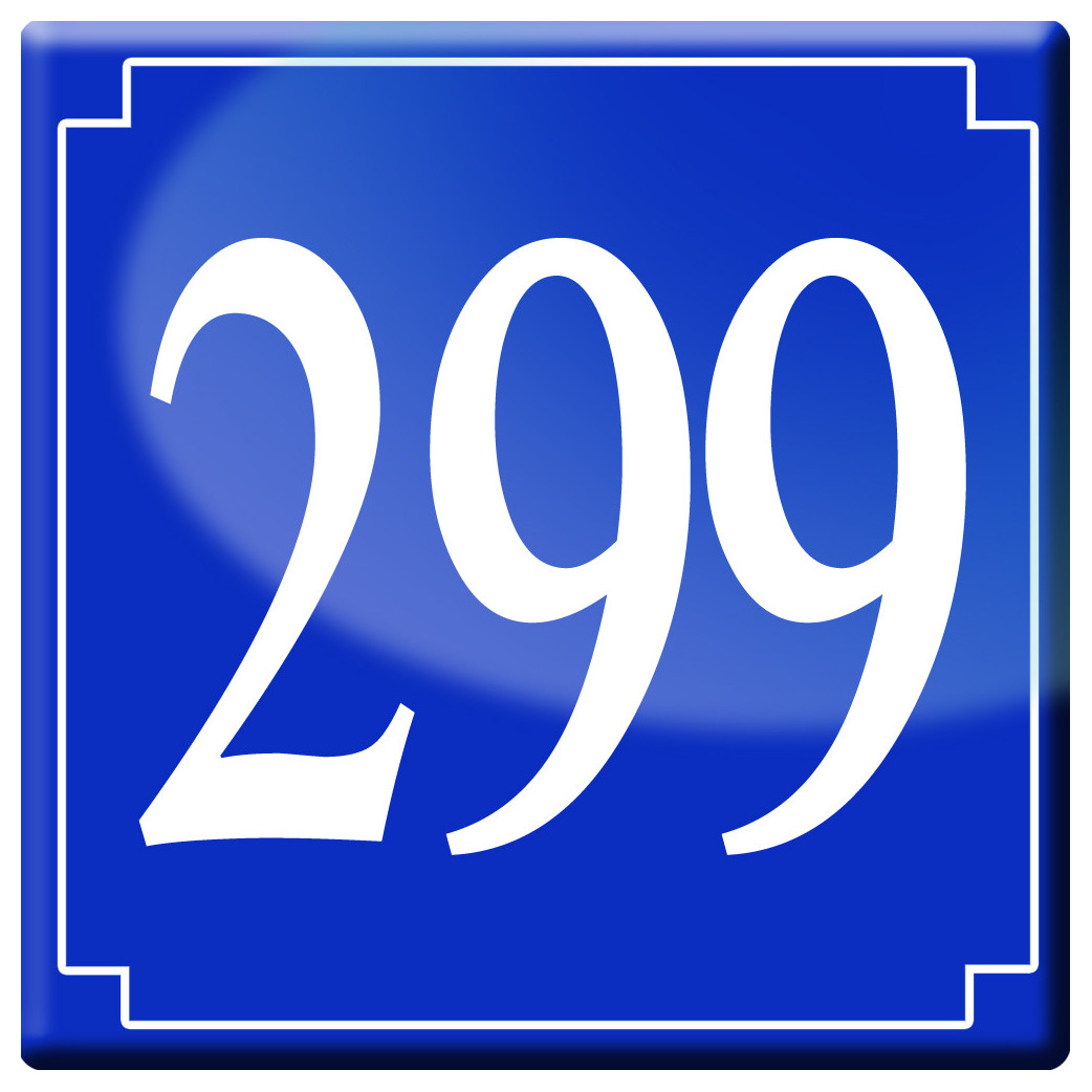 numéroderue299 - classique 10x10cm - Sticker/autocollant