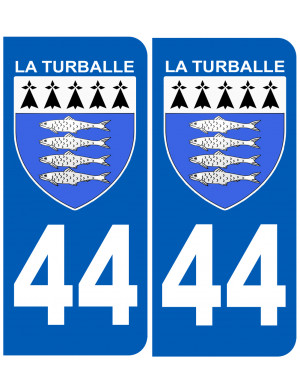 immatriculation La Turballe 44 - Sticker/autocollant