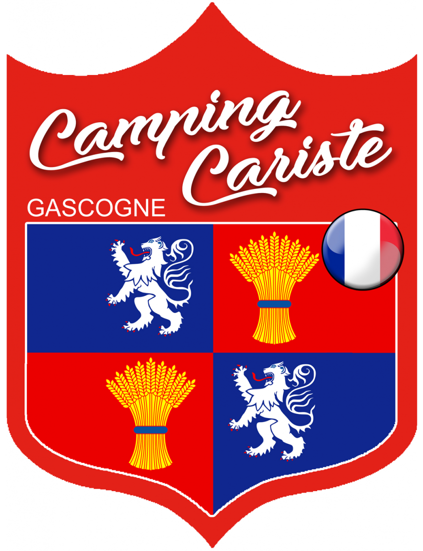 Campingcariste Gascogne - 10x7.5cm - Sticker/autocollant