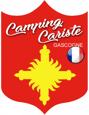 Campingcariste La Gascogne - 10x7.5cm - Sticker/autocollant
