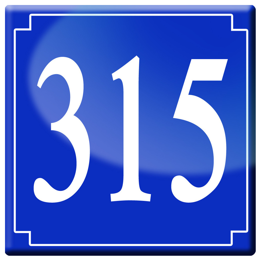 numéroderue315 - classique 10x10cm - Sticker/autocollant