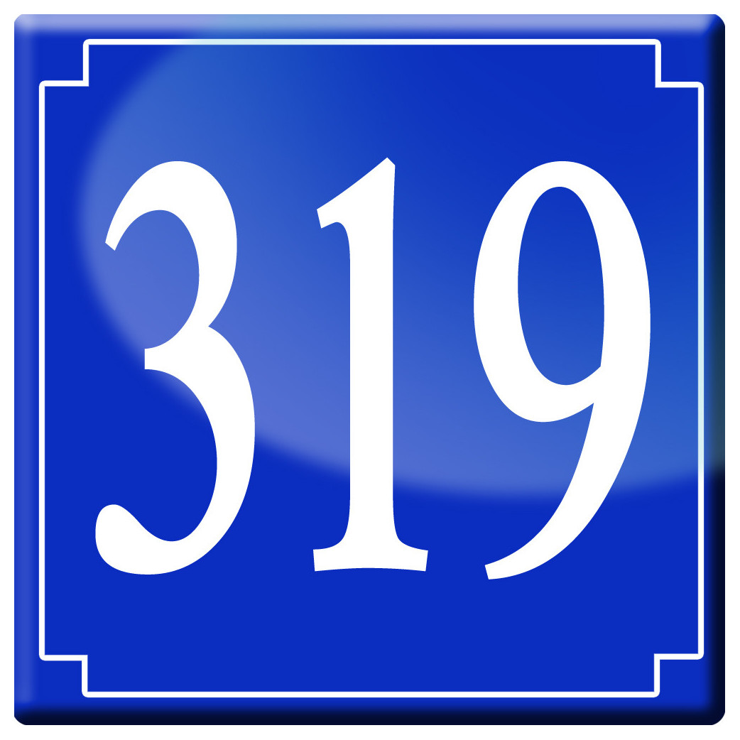 numéroderue319 - classique 10x10cm - Sticker/autocollant