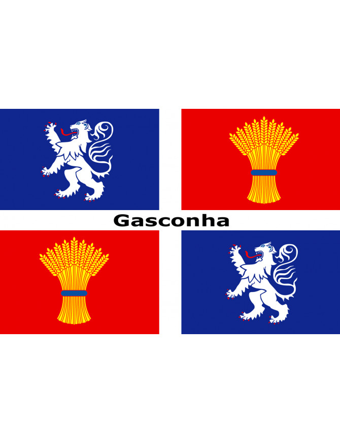 drapeau Gascogne - 10x6.5cm - Sticker/autocollant drapeau Gascogne - 10x6.5cm - Sticker/autocollant