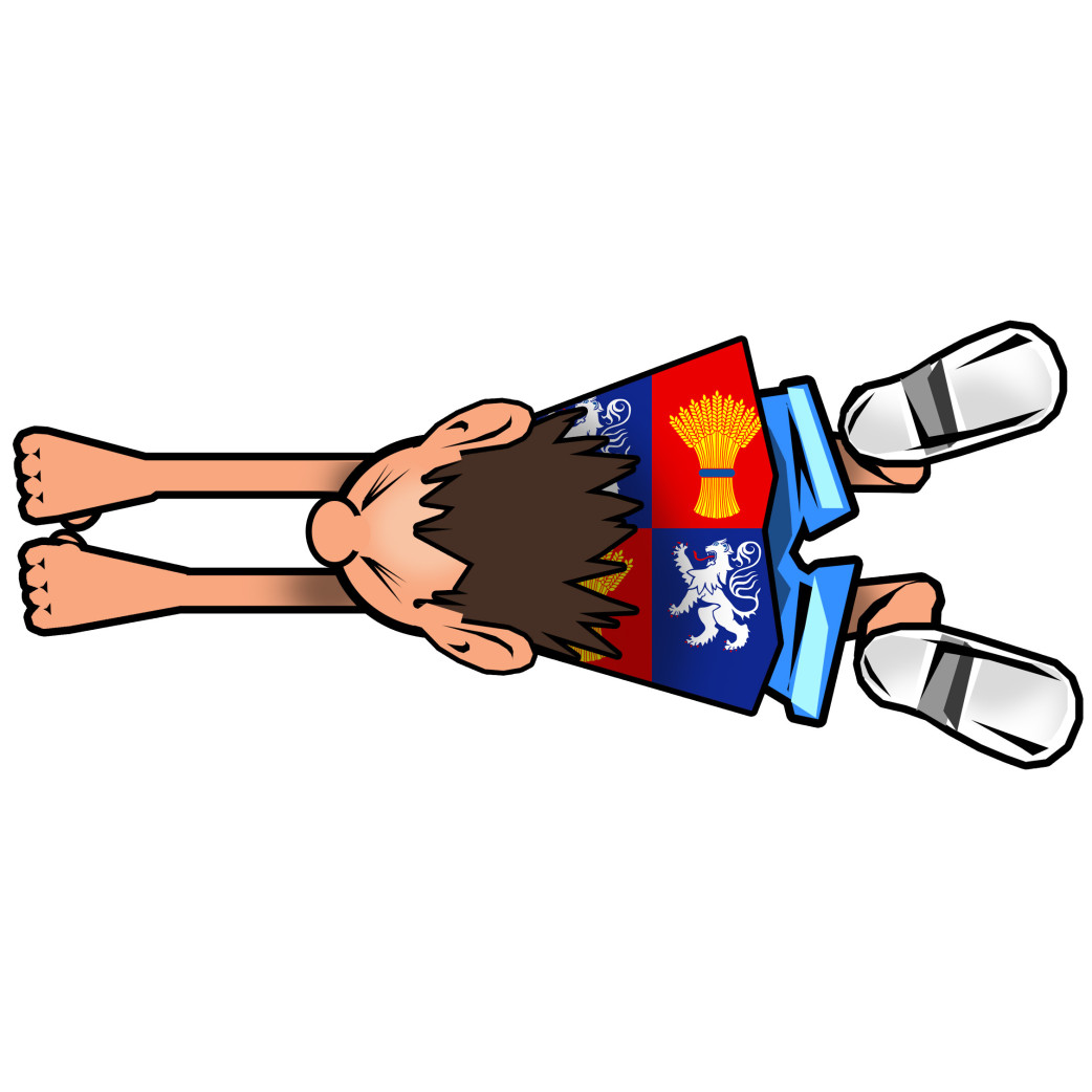 attrape voiture Gascogne - 14x6cm - Sticker/autocollant