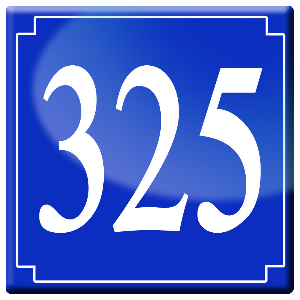 numéroderue325 - classique 10x10cm - Sticker/autocollant