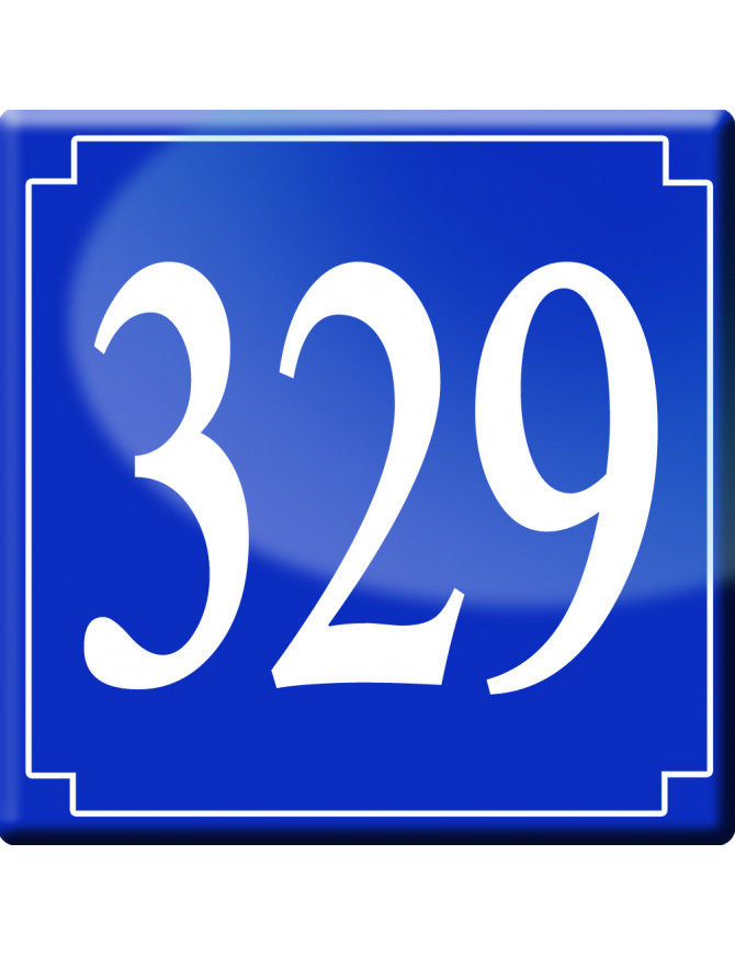 numéroderue329 - classique 10x10cm - Sticker/autocollant numéroderue329 - classique 10x10cm - Sticker/autocollant
