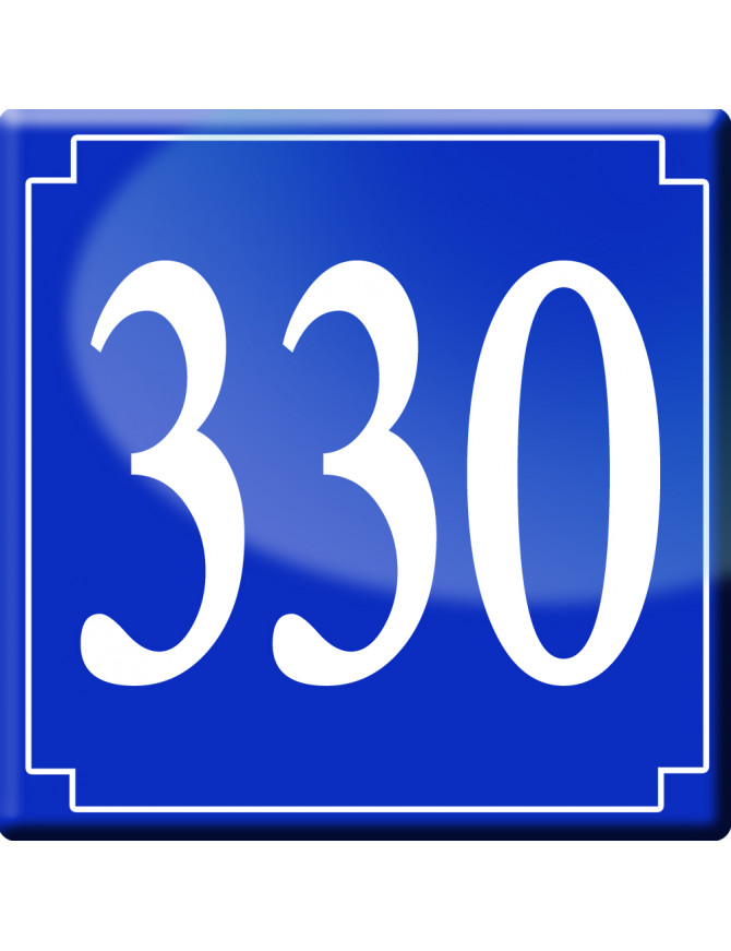 numéroderue330 - classique 10x10cm - Sticker/autocollant numéroderue330 - classique 10x10cm - Sticker/autocollant