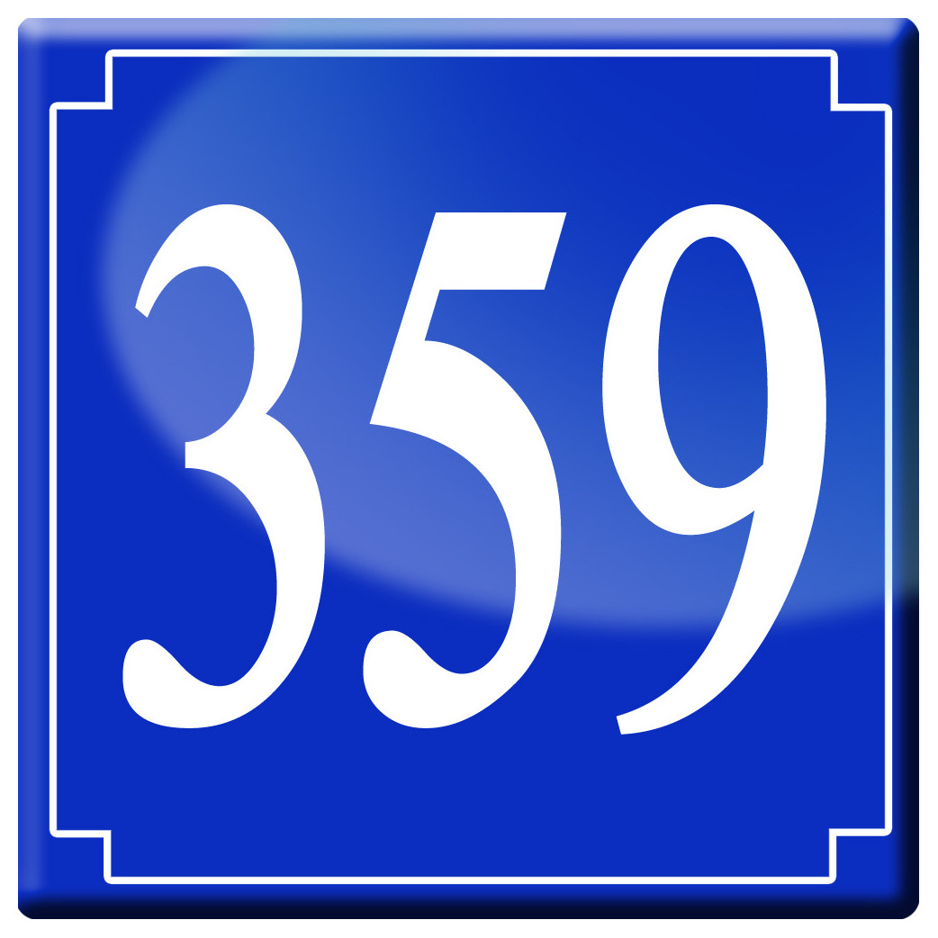 numéroderue359 - classique 10x10cm - Sticker/autocollant