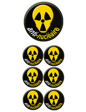 Autocollants :  anti-nucleaire 2