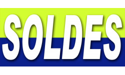 SOLDES V1 - 30x14cm - Sticker/autocollant
