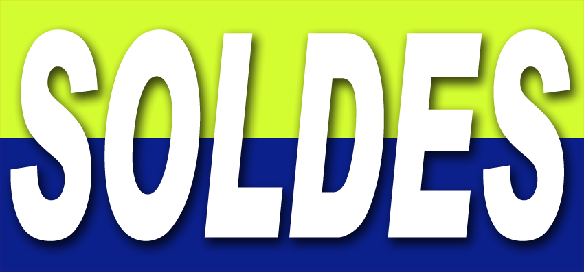 Soldes - Modèle 1 (30x14cm) - Sticker/autocollant