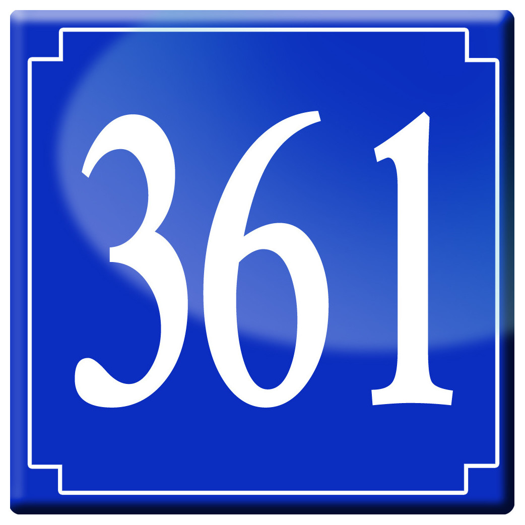 numéroderue361 - classique 10x10cm - Sticker/autocollant