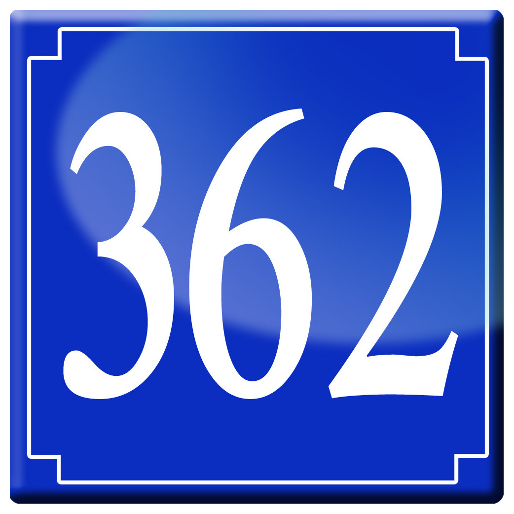 numéroderue362 - classique 10x10cm - Sticker/autocollant