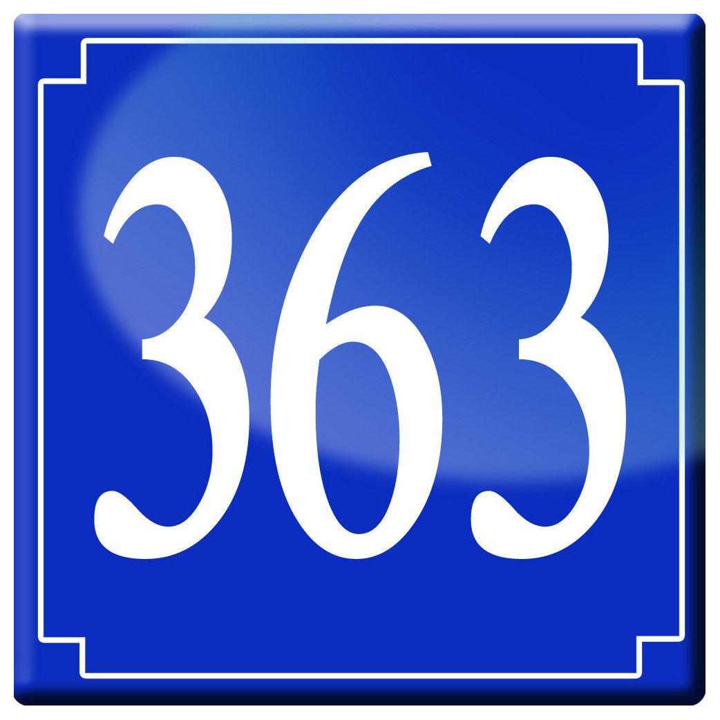 numéroderue363 - classique 10x10cm - Sticker/autocollant