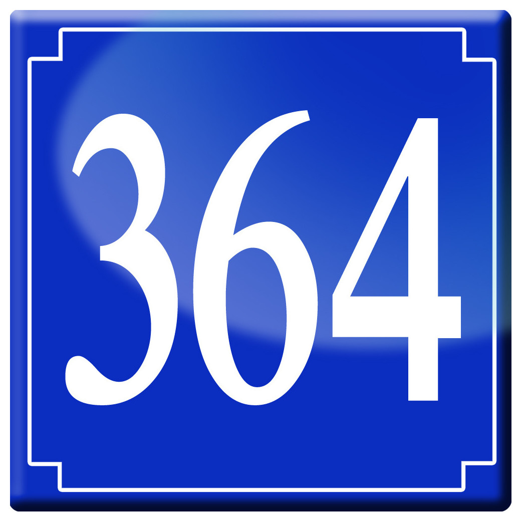 numéroderue364 - classique 10x10cm - Sticker/autocollant