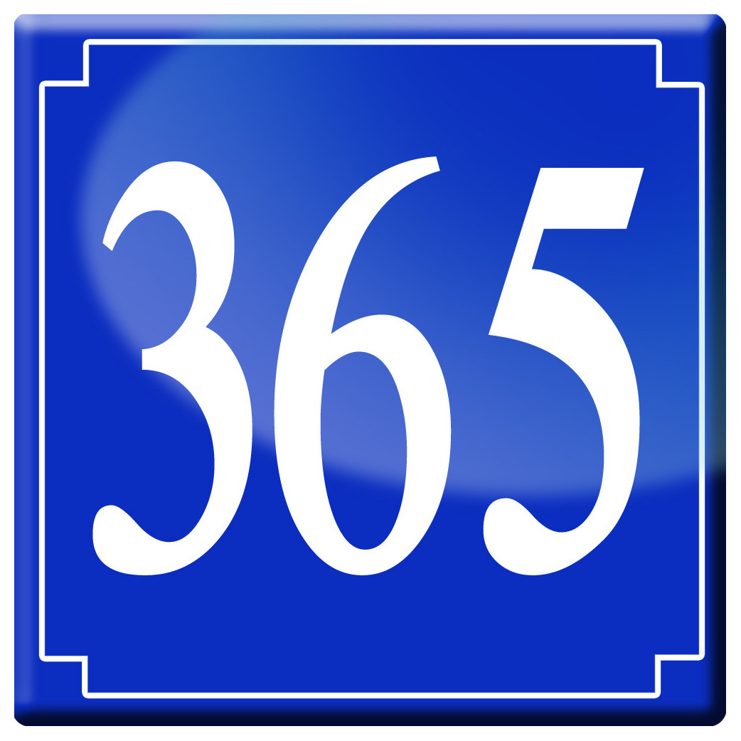 numéroderue365 - classique 10x10cm - Sticker/autocollant