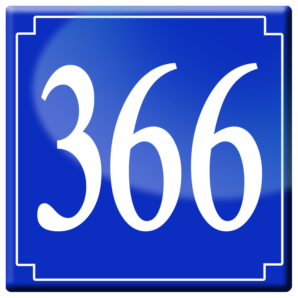 numéroderue366 - classique 10x10cm - Sticker/autocollant