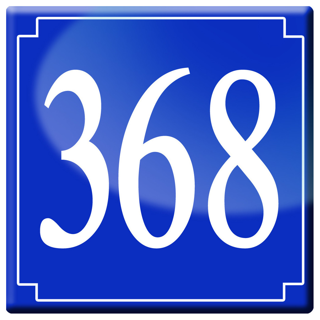 numéroderue368 - classique 10x10cm - Sticker/autocollant