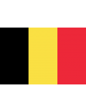 Drapeau Belgique - 5x 3.3 cm - Sticker/autocollant