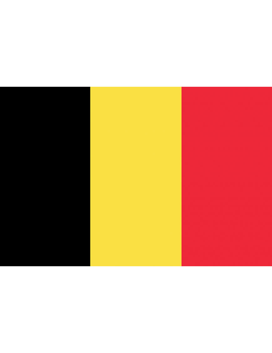 Drapeau Belgique - 5x 3.3 cm - Sticker/autocollant