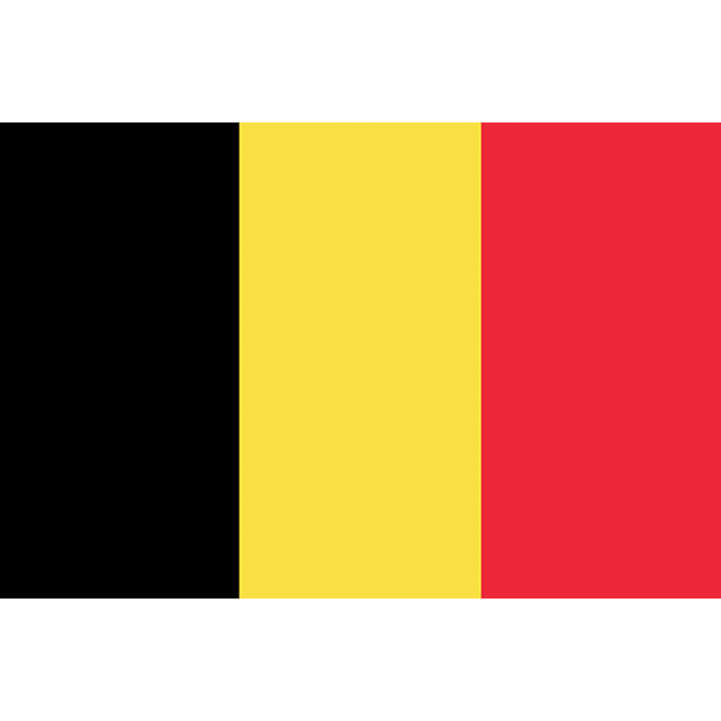 Drapeau Belgique - 15x10cm - Sticker/autocollant