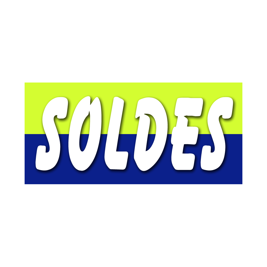 SOLDES V3 - 30x14cm - Sticker/autocollant
