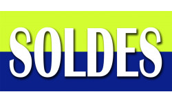 SOLDES V7 - 30x14cm - Sticker/autocollant