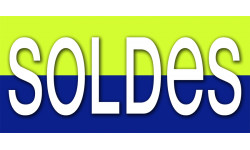 SOLDES V10 - 30x14cm - Sticker/autocollant
