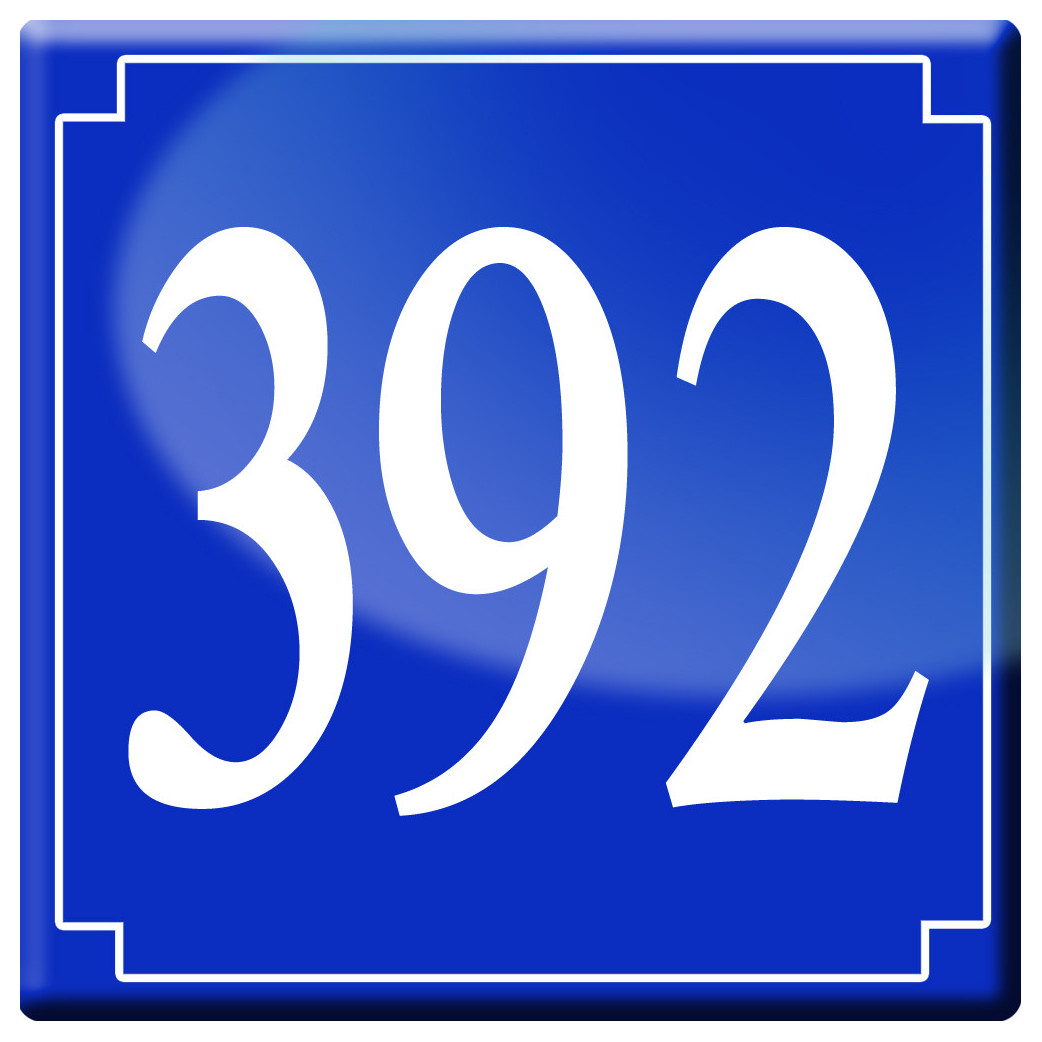 numéroderue392 - classique 10x10cm - Sticker/autocollant