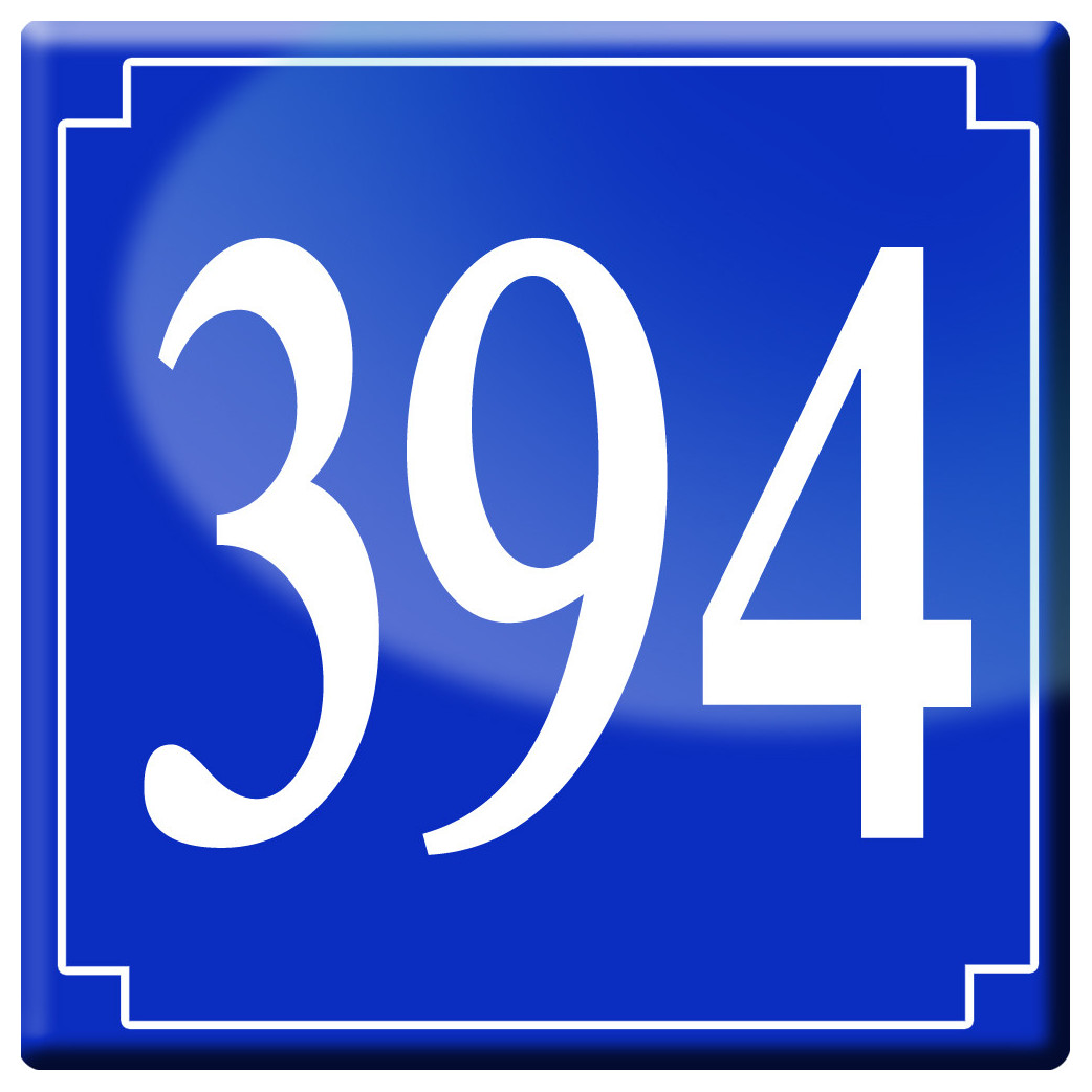 numéroderue394 - classique 10x10cm - Sticker/autocollant