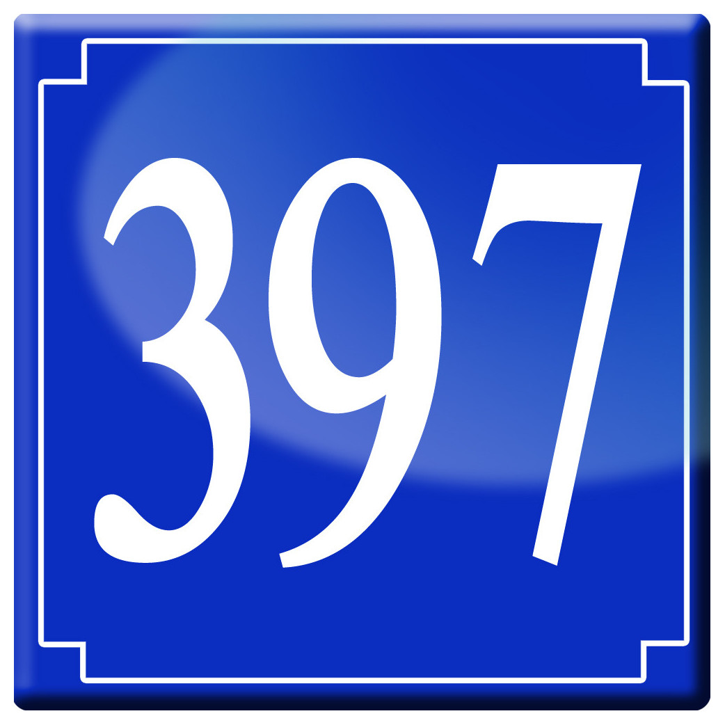 numéroderue397 - classique 10x10cm - Sticker/autocollant