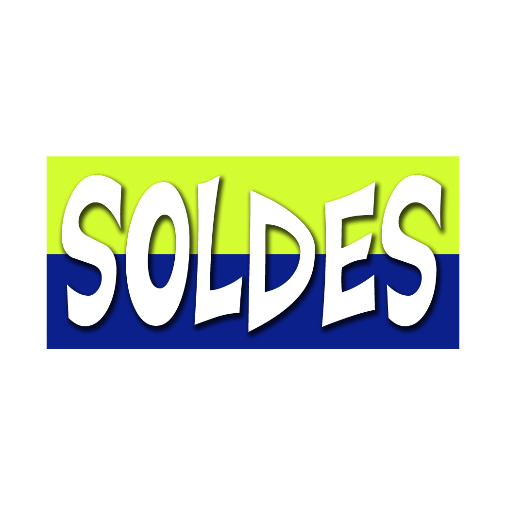 SOLDES V12 - 30x14cm - Sticker/autocollant
