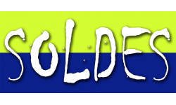 SOLDES V13 - 30x14cm - Sticker/autocollant
