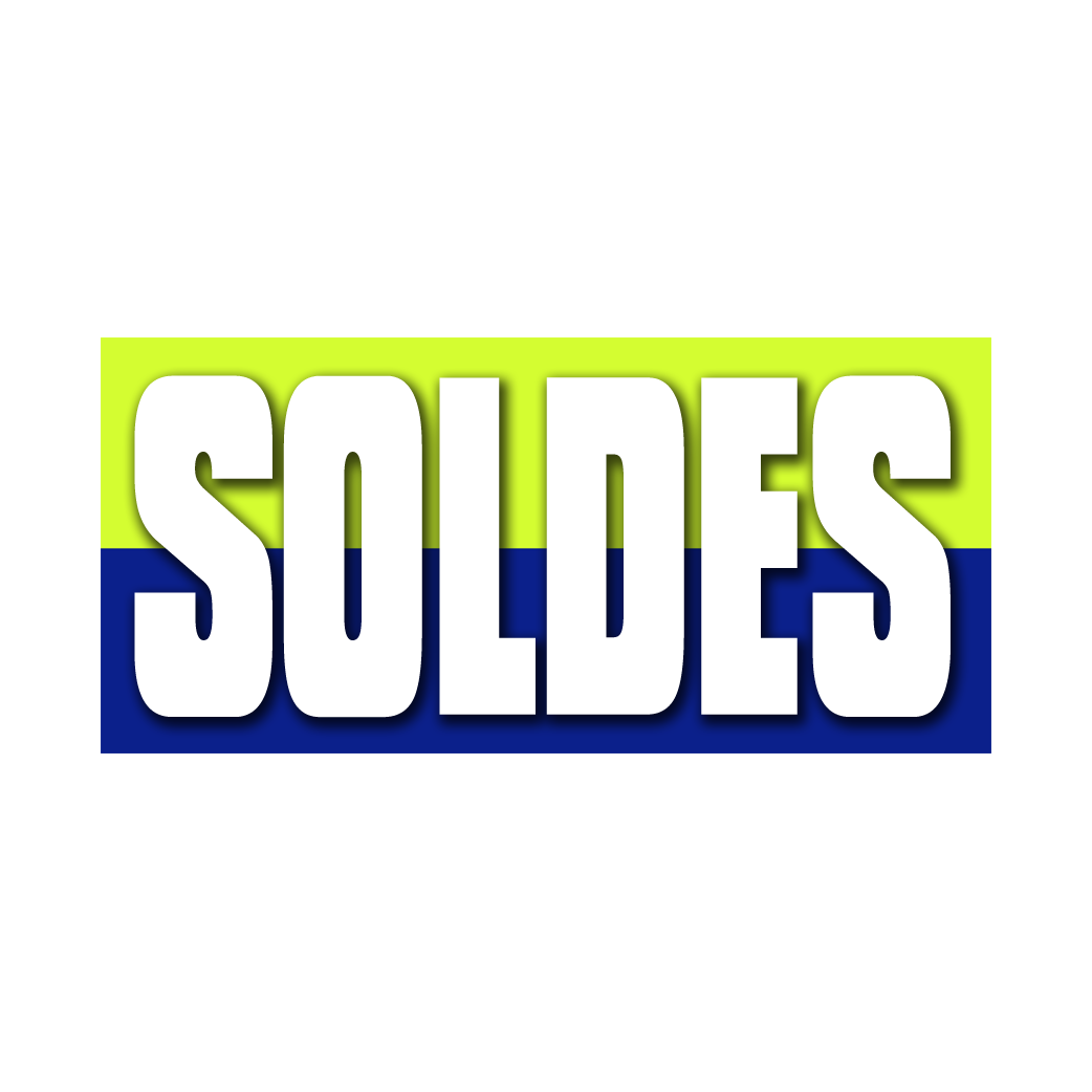 SOLDES V15 - 30x14cm - Sticker/autocollant