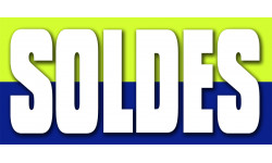 SOLDES V15 - 30x14cm - Sticker/autocollant
