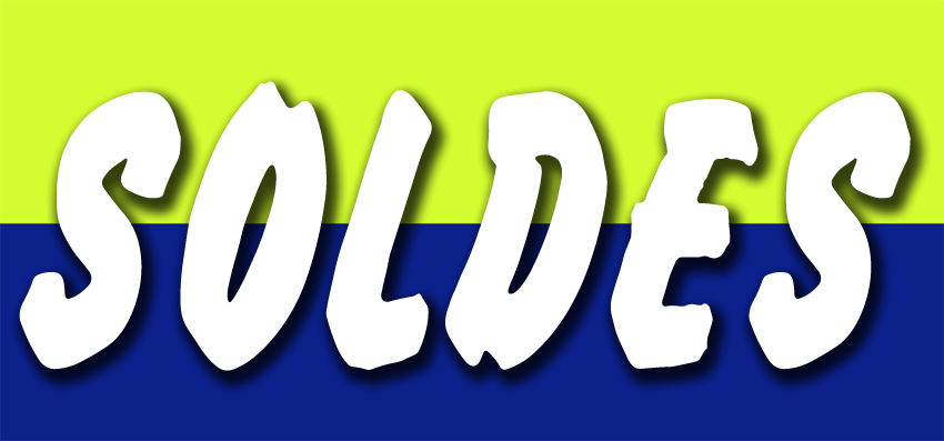Soldes - Modèle 16 (30x14cm) - Sticker/autocollant