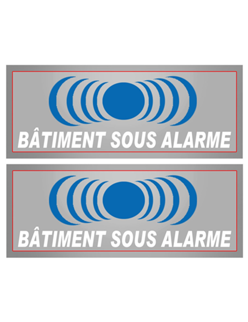 Autocollant Alarme Bateau – 3x5 Cm, Anti-UV, Fabriqué En France (dissuasif)
